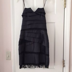 BCBG Multilayer Strapless Dress NWT